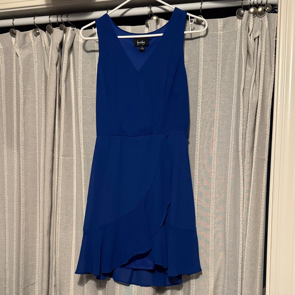 Royal Blue Sleeveless Mini Dress